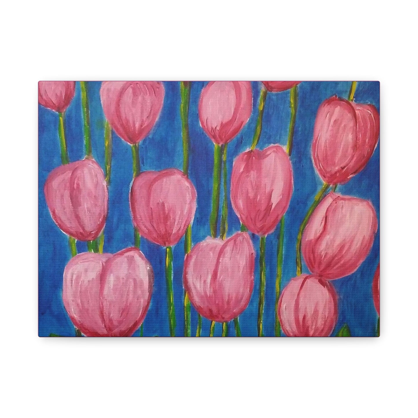 Canvas Print - Pink Abstract Tulips