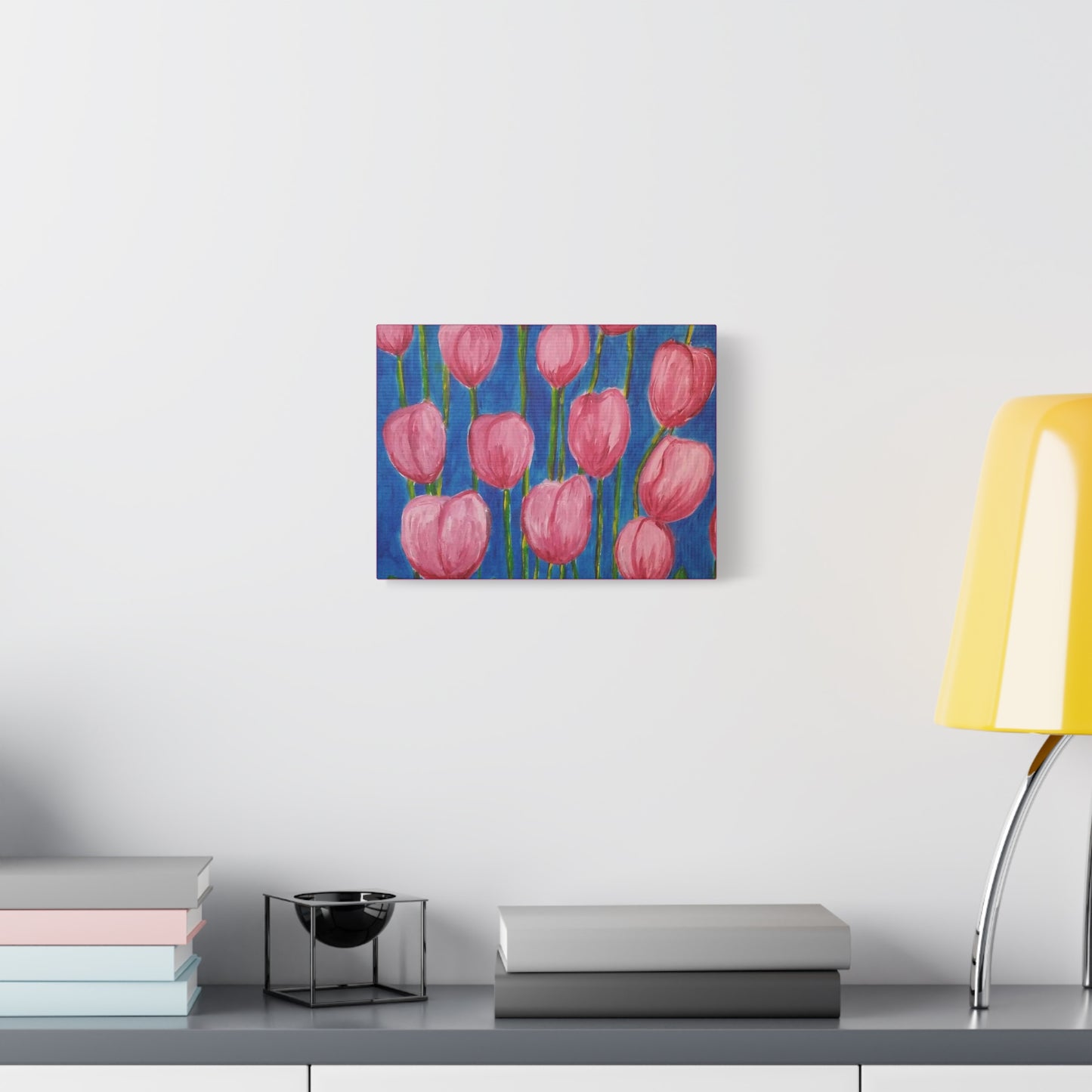 Canvas Print - Pink Abstract Tulips