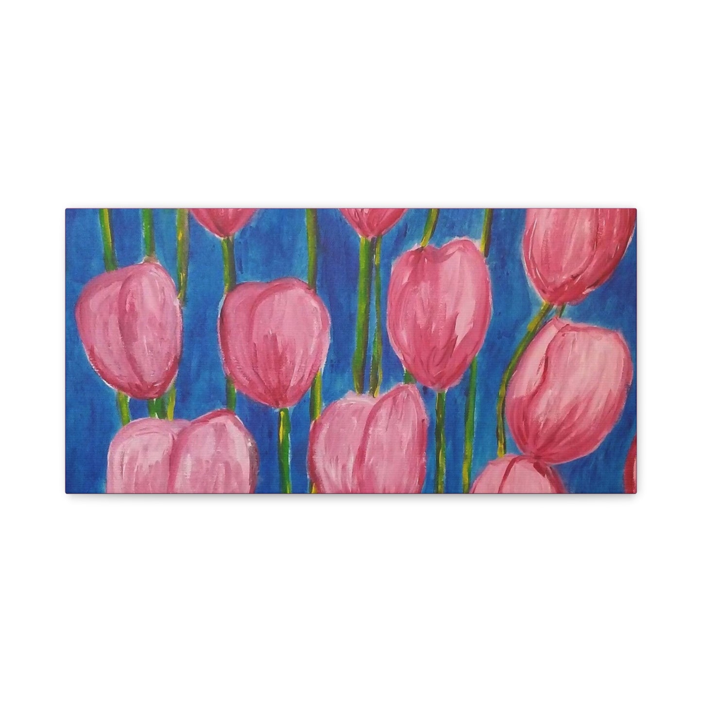 Canvas Print - Pink Abstract Tulips