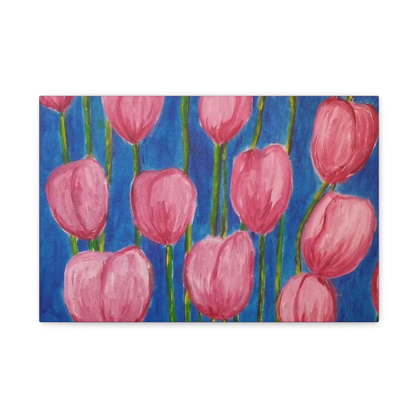 Canvas Print - Pink Abstract Tulips